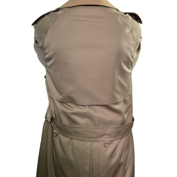 Burberrys of London Trench Coat Beige with Removable Liner Sz 44 Long - Picture 4 of 16